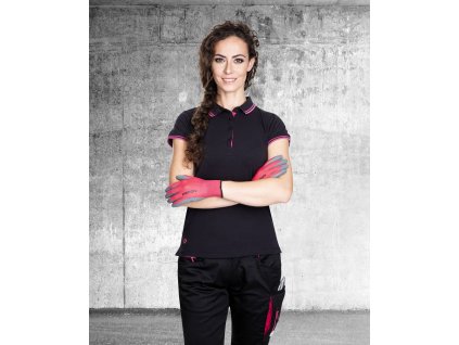 Dámská polokošile ARDON®FLORET černá (Velikost XS)