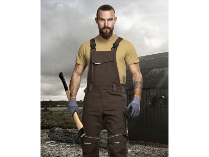 Kalhoty s laclem ARDON®URBAN+ hnědá