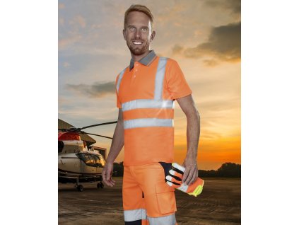 Reflexní polokošile ARDON®REF202 oranžová (Velikost S)