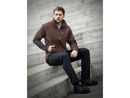 Mikina fleece ARDON®4TECH hnědá (Velikost S)