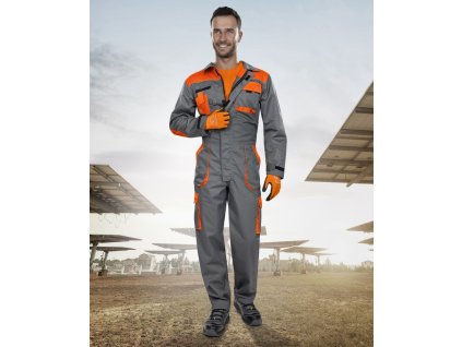 Overal ARDON®2STRONG šedo-oranžová (Velikost 46)