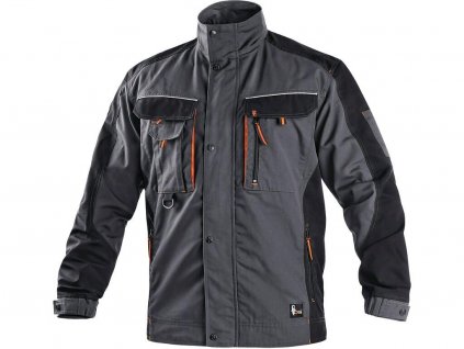 Blůza CXS SIRIUS LUCIUS, pánská, šedo-oranžová (Velikost 46)