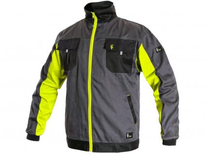 Blůza CXS PHOENIX PERSEUS, pánská, šedo-žlutá (Velikost 46)