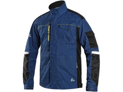 Blůza CXS STRETCH, pánská, tmavě modrá-černá (Velikost 46)