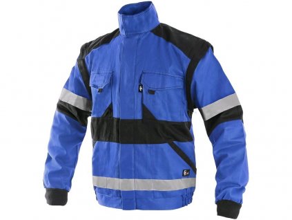 Blůza CXS LUXY BRIGHT, pánská, modro-černá (Velikost 46)