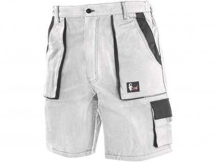 Kraťasy CXS LUXY TOMÁŠ, pánské, bílo-šedé (Velikost 46)