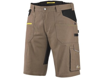 Kraťasy CXS STRETCH, pánské, béžovo-černé (Velikost 46)