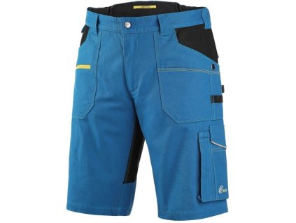 Kraťasy CXS STRETCH, pánské, středně modré-černé (Velikost 46)