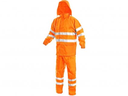 Souprava YORK, výstražný, pánský, oranžový (Velikost M)