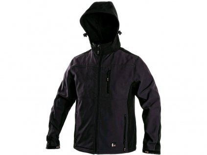 Bunda CXS FRANCISCO, pánská, šedo-černá (Velikost S)