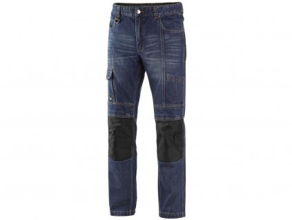 Kalhoty jeans NIMES I, pánské, modro-černé (Velikost 46)