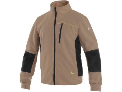 Mikina CXS TEXAS, pánská, béžovo-černá (Velikost S)