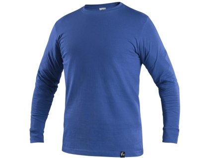 Tričko CXS PETR, dlouhý rukáv, středně modrá (Velikost S)