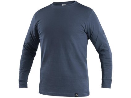 Tričko CXS PETR, dlouhý rukáv, tmavě modré (Velikost S)