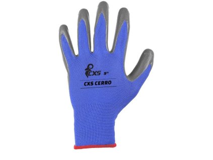 Rukavice CXS CERRO, máčené v nitrilu (Velikost 06)