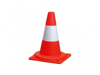 Vytyčovací kužel, 34 cm (Velikost 30 cm, podstavec - 22,5 x 22,5 cm)