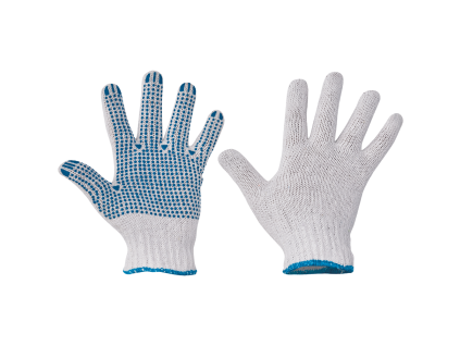 PLOVER rukavice TC s PVC terčíky (Velikost 9)