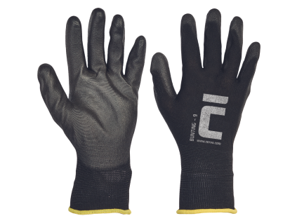 BUNTING black rukav.nylon.PU dlaň (Velikost 6)