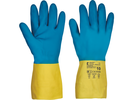 CASPIA rukavice latex/neopren (Velikost 7)
