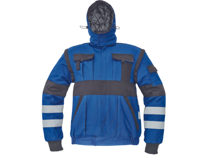 MAX WINTER RFLX bunda (Velikost 46, Barva zelená/černá)
