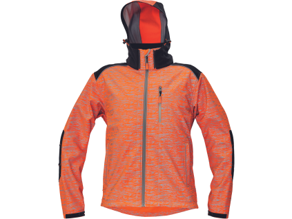 KNOXFIELD printed softshell (Velikost XXL, Barva červená)