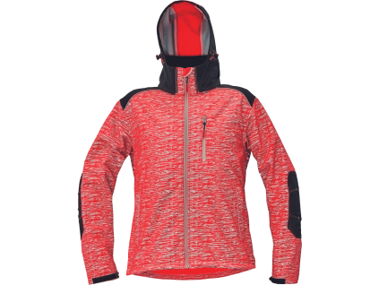 KNOXFIELD printed softshell (Velikost XXL, Barva červená)