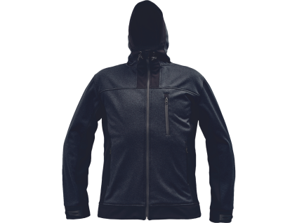 HUYER SOFTSHELL bunda (Velikost XXL, Barva šedá)