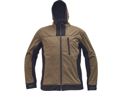 HUYER SOFTSHELL bunda (Velikost XXL, Barva šedá)