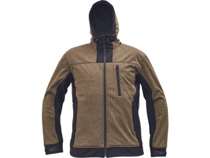 HUYER SOFTSHELL bunda (Velikost XXL, Barva šedá)