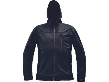 HUYER SOFTSHELL bunda (Velikost XXL, Barva šedá)