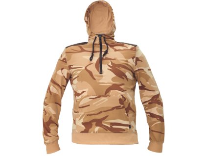 CRAMBE mikina s kapucí (Velikost XXL, Barva camouflage)