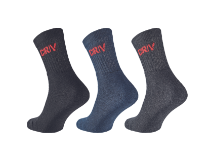 SEGIN ponožky 3pack (Velikost č.39, Barva šedá)