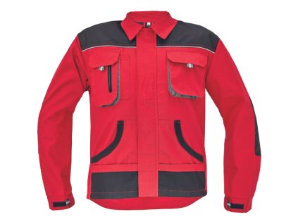 FF HANS bunda (Velikost 46, Barva bílá/šedá)