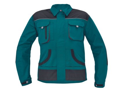 FF HANS bunda (Velikost 46, Barva bílá/šedá)