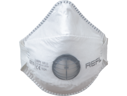 REFIL 1011 Respir. FFP1 tvarov. s ventil (Velikost UNI)