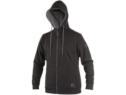 Mikina CXS HARRISON, pánská, černo-šedá (Velikost S)