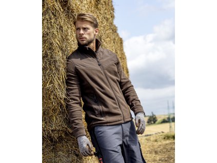 Mikina ARDON®SOFTFLEECE®COMBO hnědá (Velikost S)