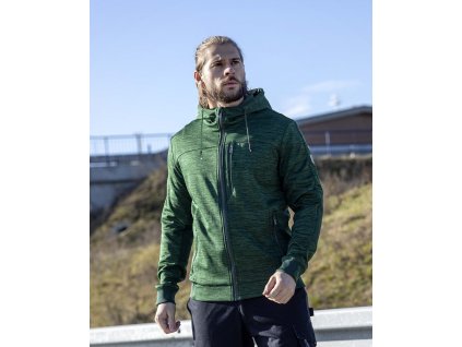 Mikina ARDON®3DBreathe zelená melange (Velikost S)