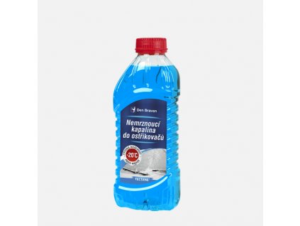 Den Braven - Nemrznoucí kapalina do ostřikovačů -20 °C, PET láhev, 1 litr, modrá