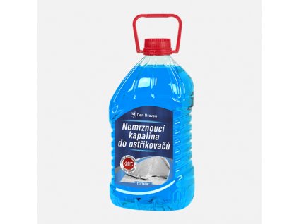 Den Braven - Nemrznoucí kapalina do ostřikovačů -20 °C, PET láhev, 3 litry, modrá