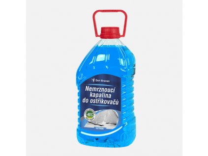 Den Braven - Nemrznoucí kapalina do ostřikovačů -40 °C, PET láhev, 3 litry, modrá