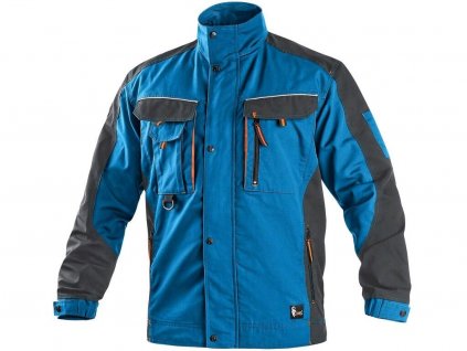 Blůza CXS SIRIUS LUCIUS, pánská, modro-šedá (Velikost 46)