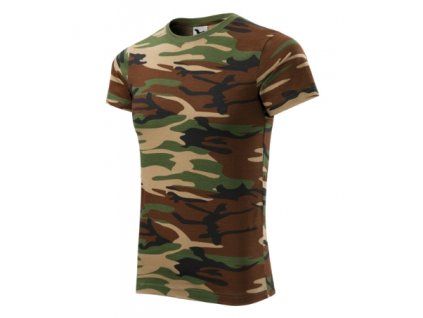 Camouflage tričko unisex