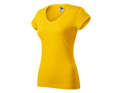 Fit V-neck tričko dámské (Velikost XS, Barva bílá)