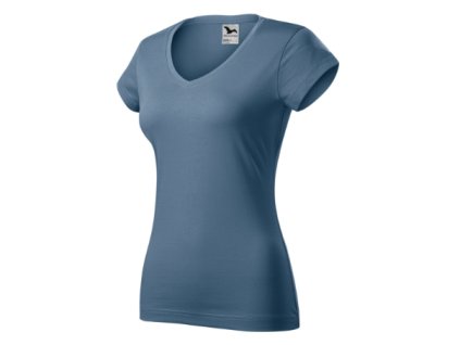 Fit V-neck tričko dámské (Velikost XS, Barva bílá)