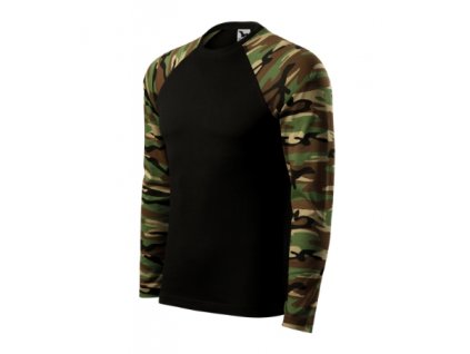 Camouflage LS triko unisex