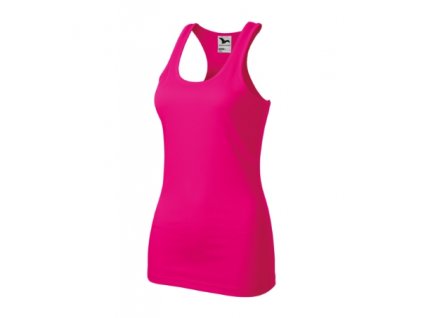 Racer tílko dámské (Velikost XS, Barva bílá)