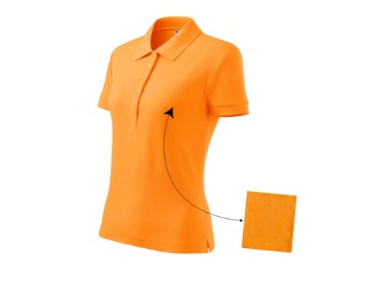 Cotton polokošile dámská (Velikost XS, Barva bílá)