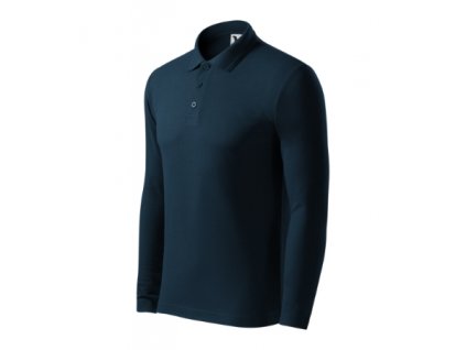 Pique Polo LS polokošile pánská (Velikost S, Barva bílá)