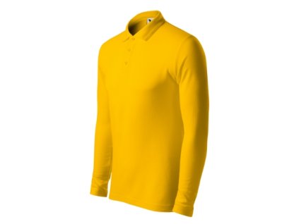 Pique Polo LS polokošile pánská (Velikost S, Barva bílá)